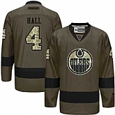 Glued Edmonton Oilers #4 Taylor Hall Green Salute to Service NHL Jersey,baseball caps,new era cap wholesale,wholesale hats